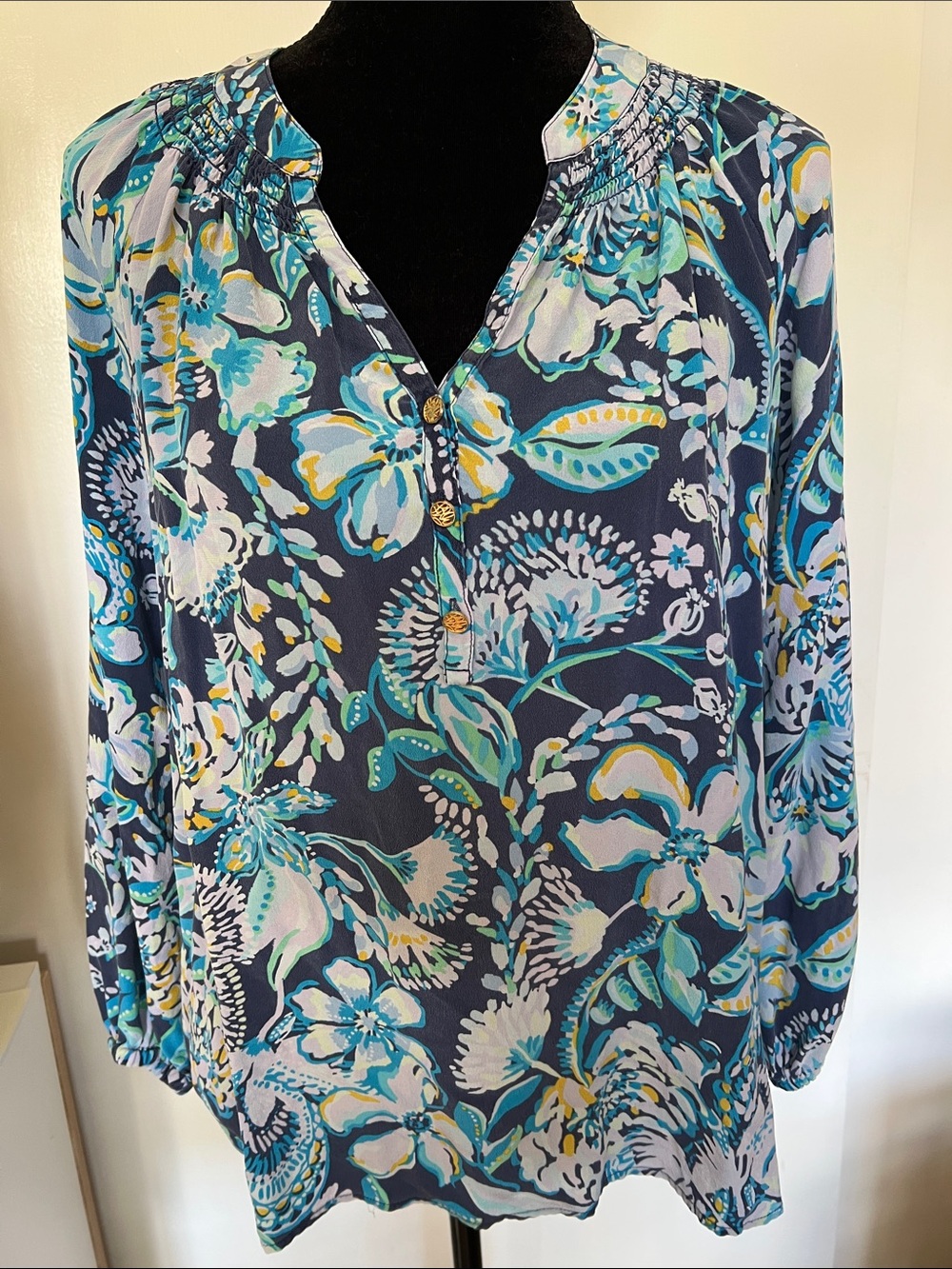 Lily Pulitzer Silk Top - Size Lg